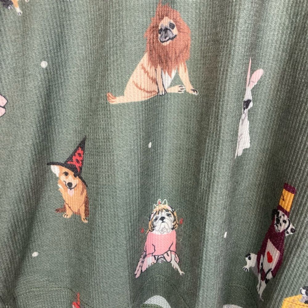 PJ Salvage NWT Lazy Bones Halloween Dogs in Costumes Thermal Top soo cute!! - Picture 3 of 9